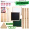 Children&#x27;s 3-Sided Art Activity Easel with 3 Magnetic Stations, Chalkboard, Blackboard, Dry Erase White Board, Paper Roll, Paint Cups Shelf - Painting